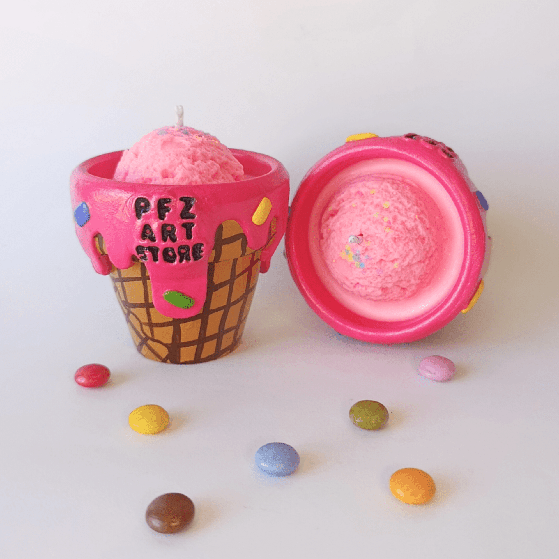 🍦 Maceta Vela Helado 7cm 🍦 - 2