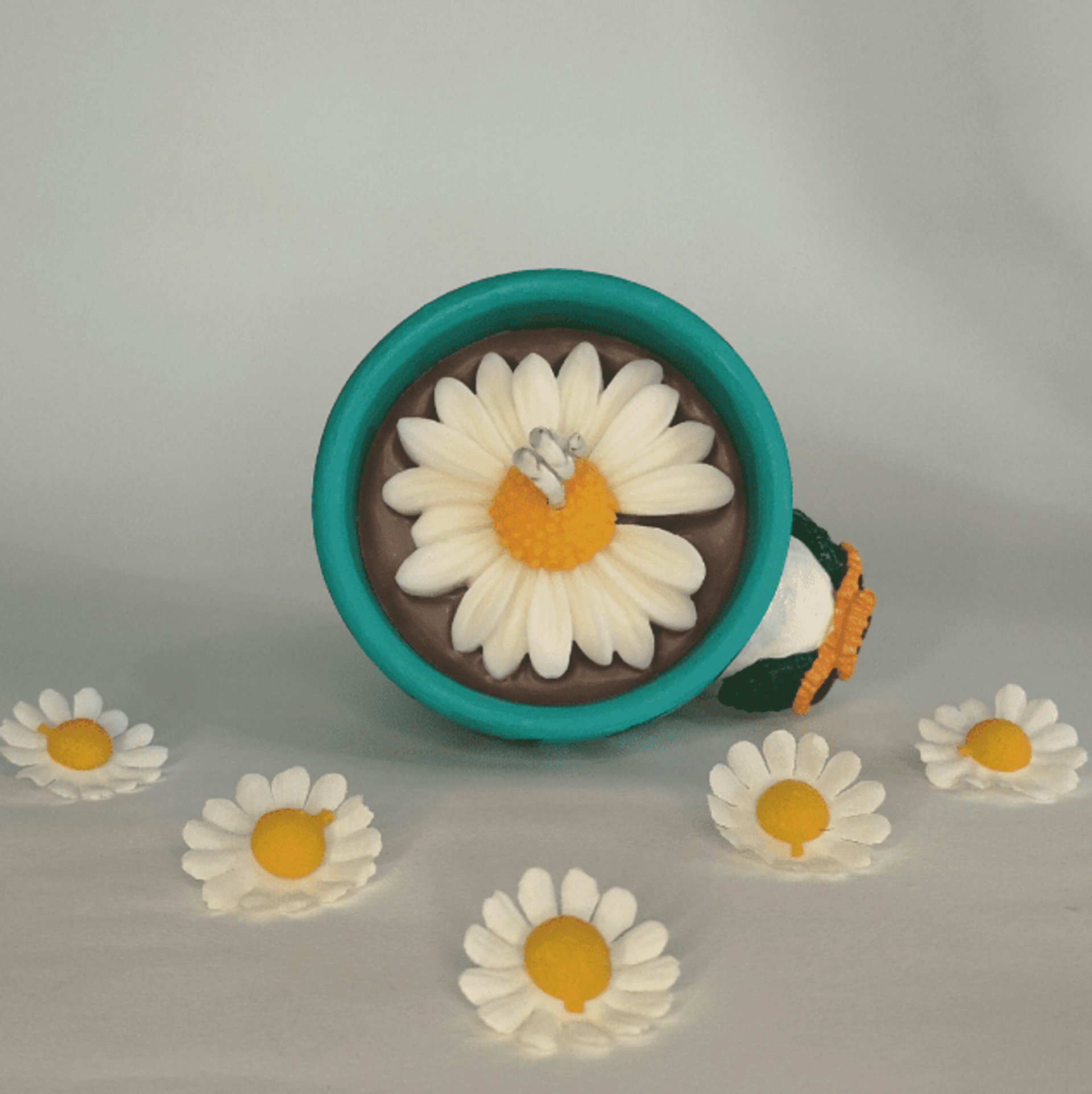 💀💙 Maceta Vela Calavera Animal Print Cebra 7cm 💙💀 - 2