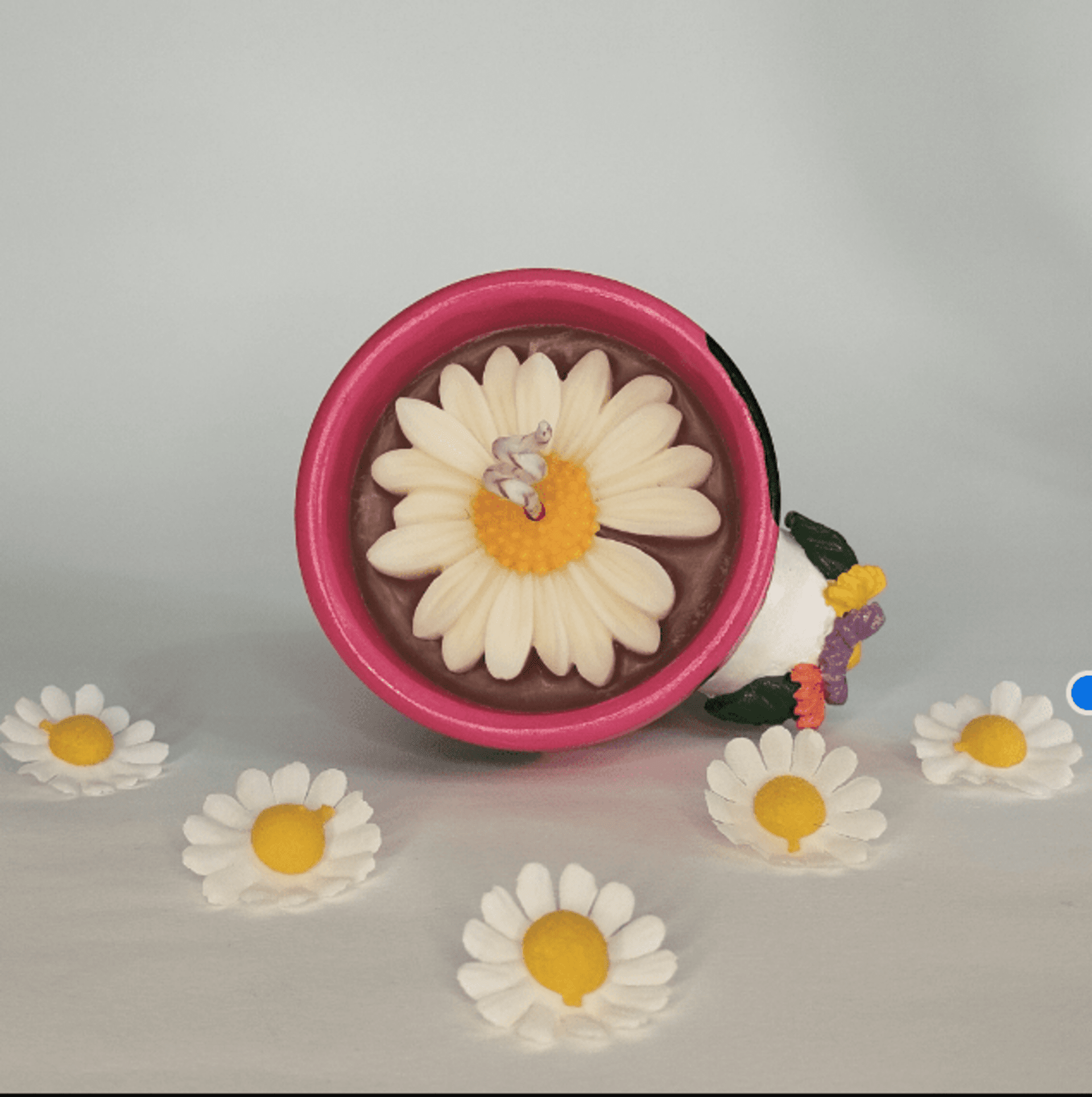 💀💛 Maceta Vela Calavera Animal Print Vaca 7cm 💛💀 - 2