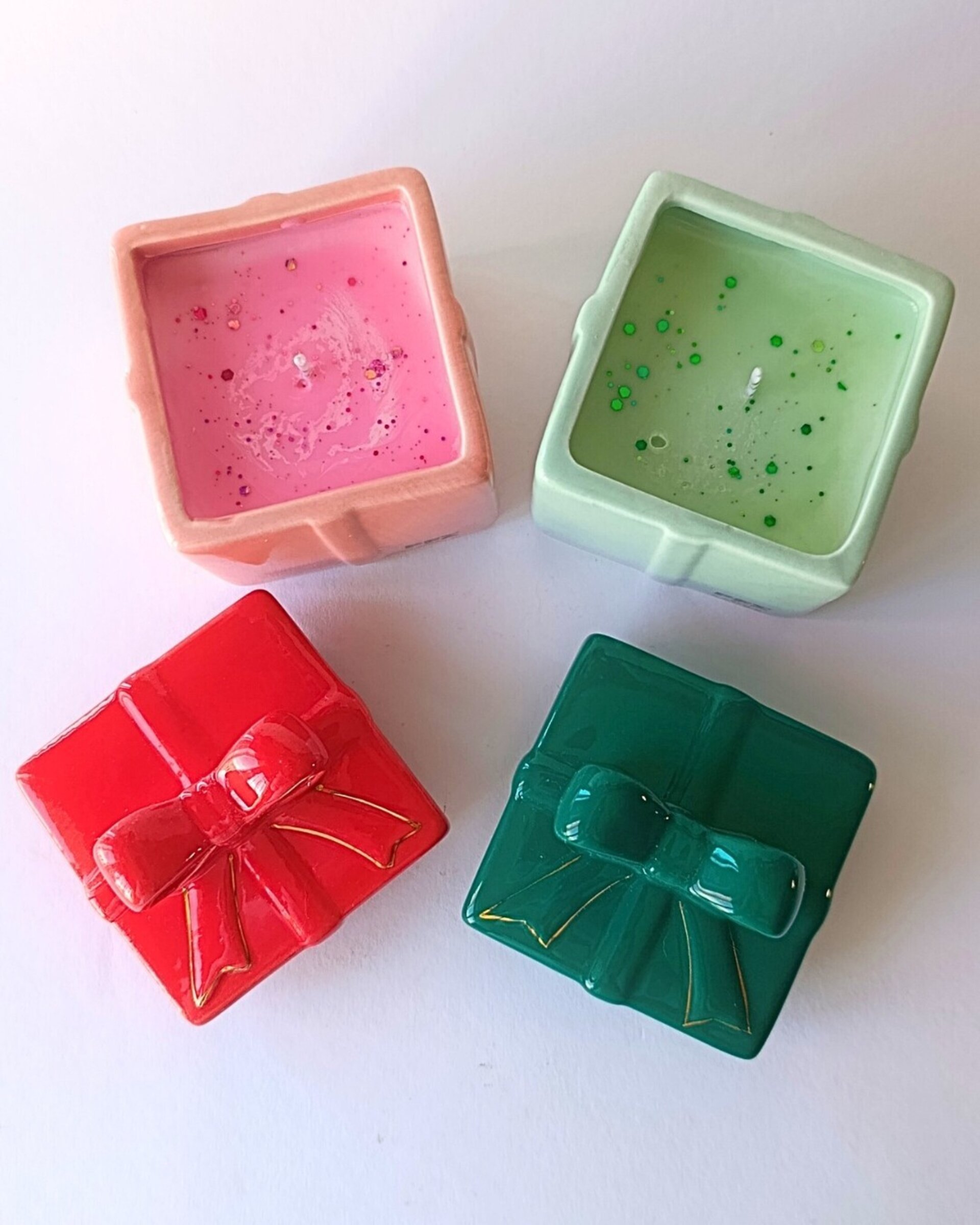 Vela Cerámica "Cajita de Regalo" – Aroma Azahar - 6