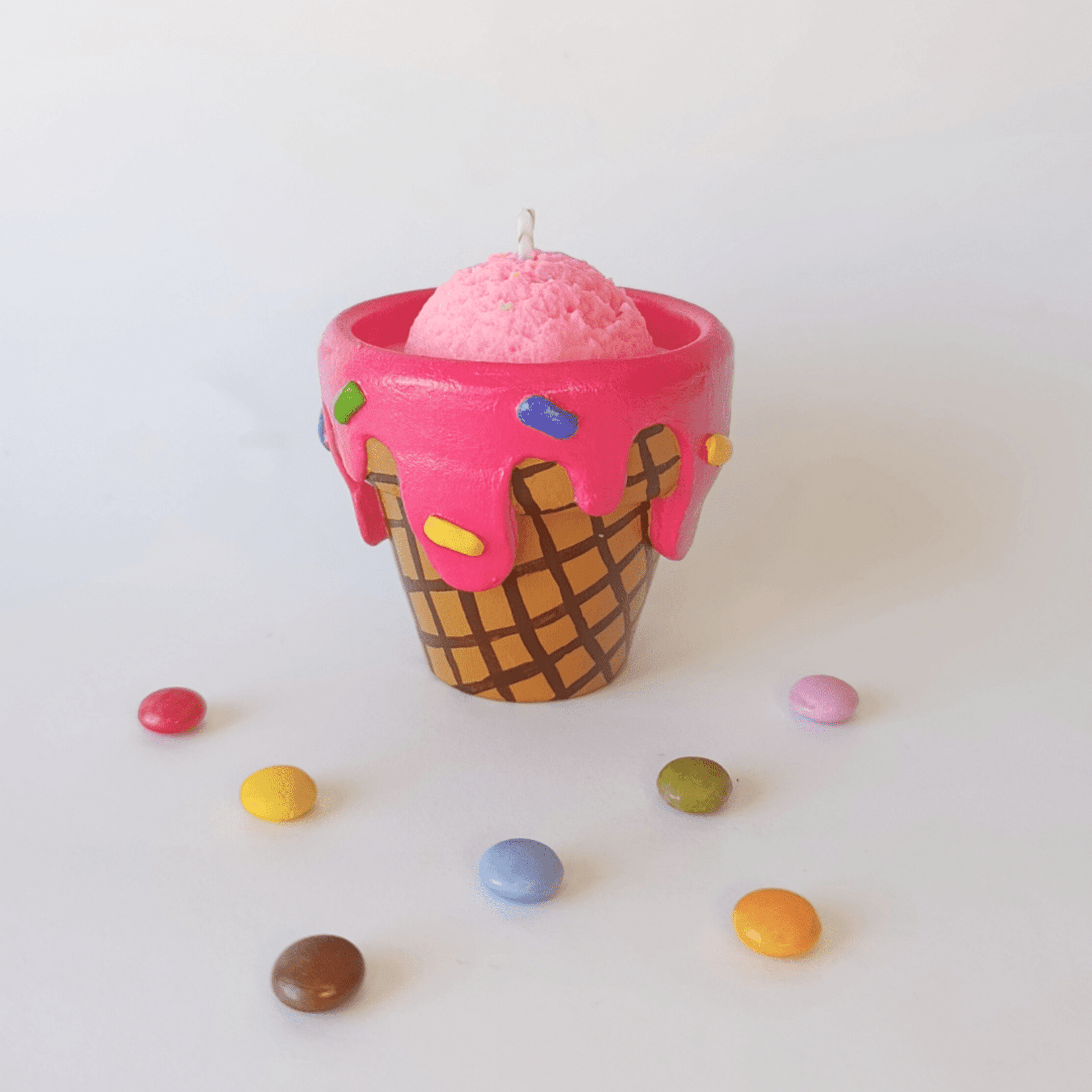 🍦 Maceta Vela Helado 7cm 🍦 - 3